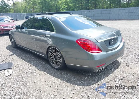 2017 Mercedes-Benz S 550 4Matic из США, поврежденный, VIN WDDUG8FB8HA326046